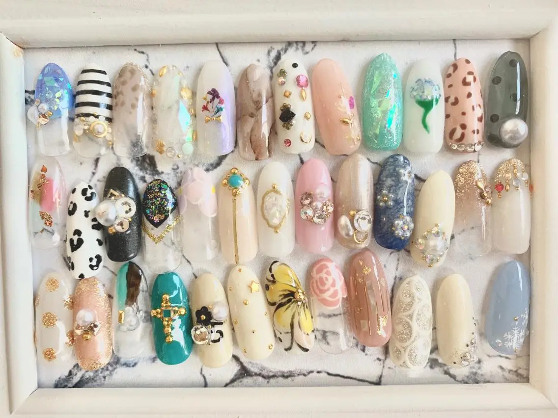 ネイル 持ち込み ワンカラーネイル ハンドネイル nailsalon -Lien-のネイルデザイン