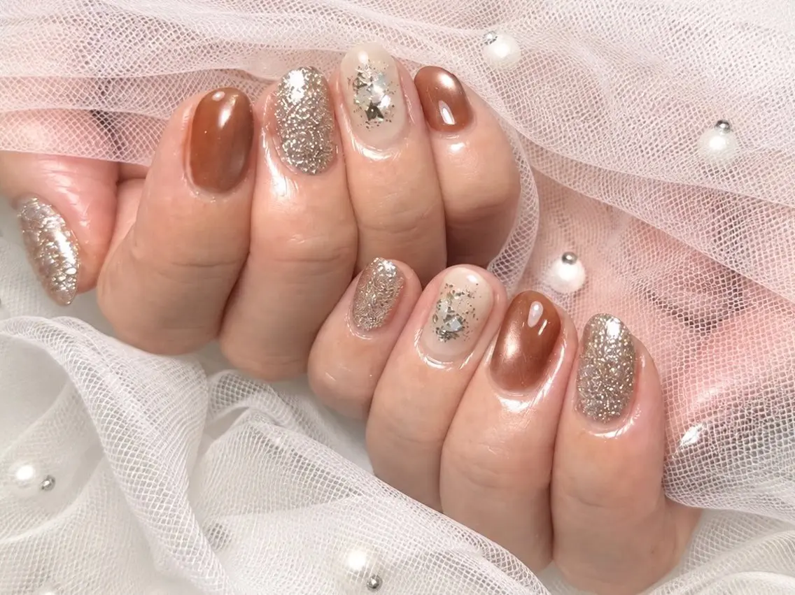 ネイル ハンドネイル フットネイル peTiT ✨️ yuzuki💞🫧のネイルデザイン
