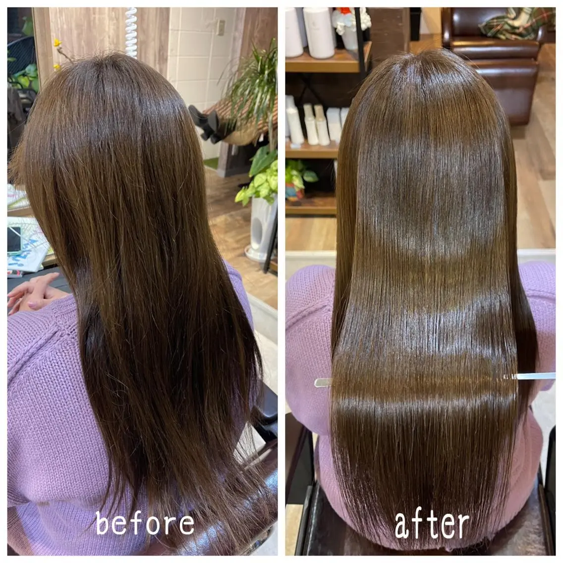 ロング カラー 髪質改善 髪質改善で 憧れの潤艶美髪にのヘアスタイル