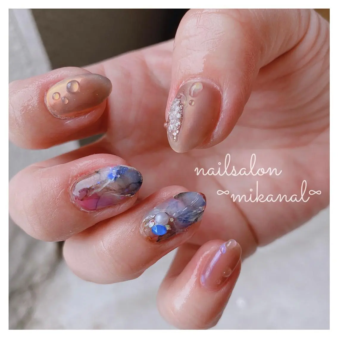 ネイル ハンドネイル nailsalon ∞ ﾐｶﾅﾙ ∞のネイルデザイン