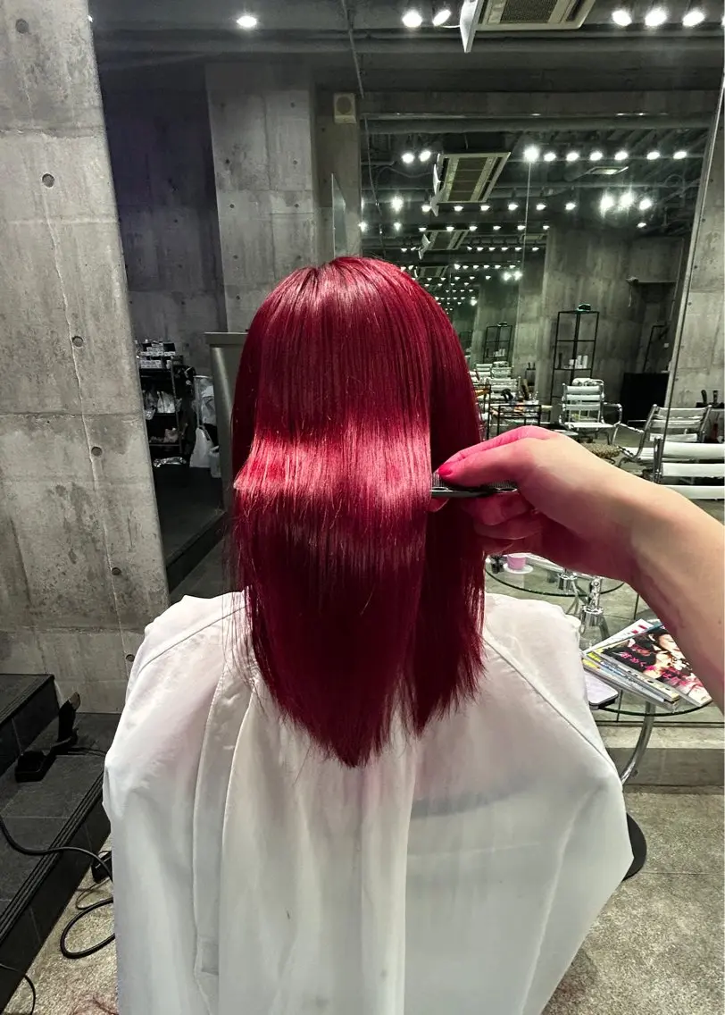 カラー ブリーチ カット ヘアカラー トリートメント 朝ラク縮毛矯正 kiryuのヘアスタイル