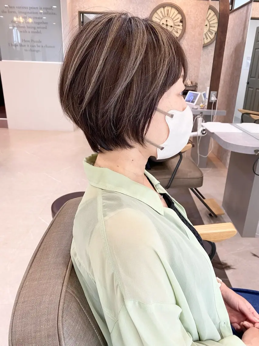 レディースショートカット限定の写真