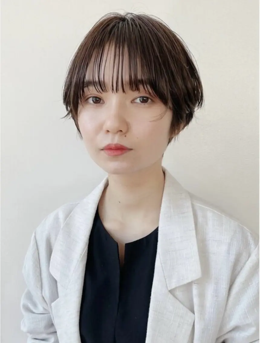 ショート 似合わせカット ショートヘア やました もえかのヘアスタイル