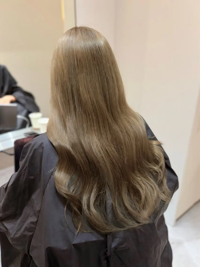 ロング カラー ヘアアレンジ ✨韓国/外国人風✨ 江原巧のヘアスタイル