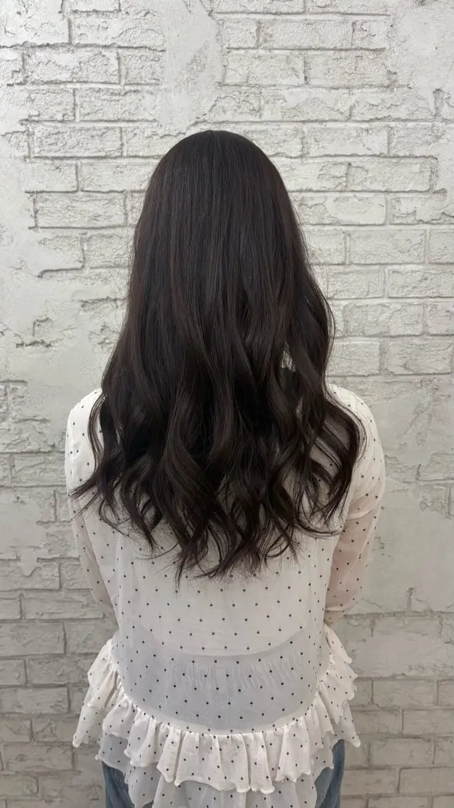 ロング カラー カラー・縮毛モデル 募集🌈MAMU🌈のヘアスタイル
