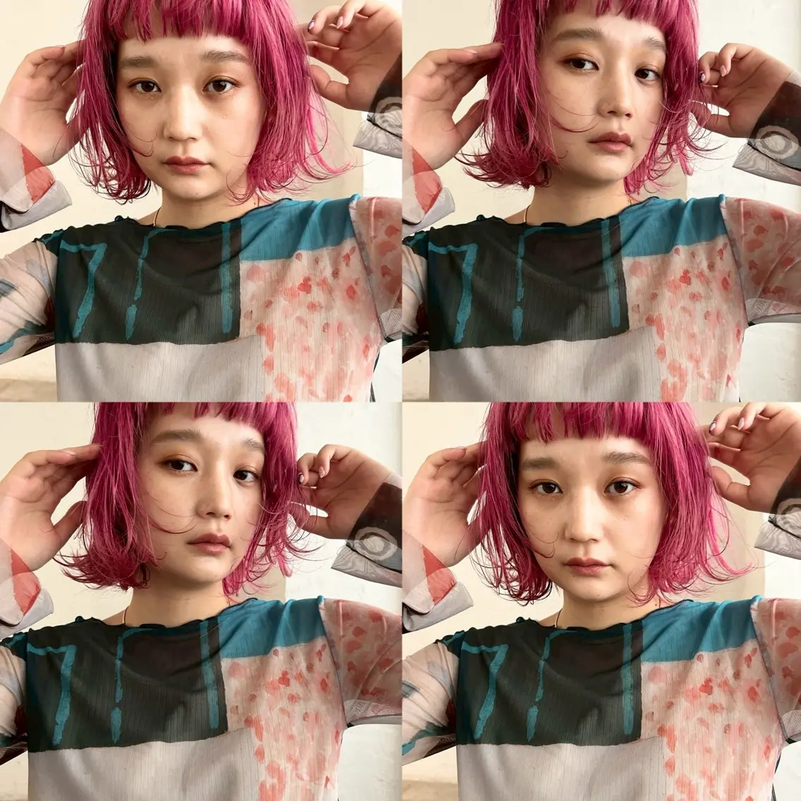 ショート カラー ヘアカラー 🐰美髪カラー／ア レンジ🐰きょかのヘアスタイル
