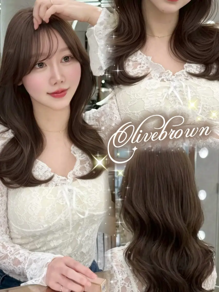 ミディアム カット ヘアカラー 大宮／透明感カラー Kurumi🎀のヘアスタイル