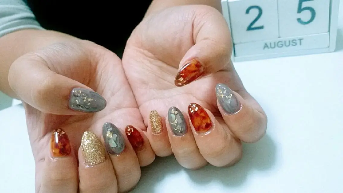 ネイル べっ甲ネイル JEWEL nailのネイルデザイン