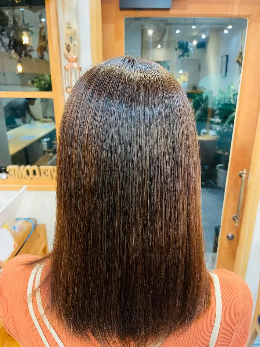 縮毛矯正 🪻二宮俊レディー モデル縮募集🪻のヘアスタイル