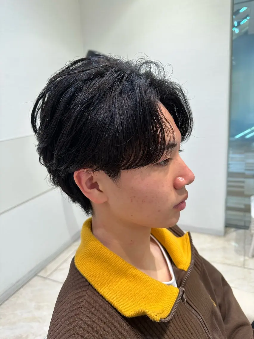 ショート パーマ メンズ カット パーマ ケンジアネッタ Men'sのヘアスタイル