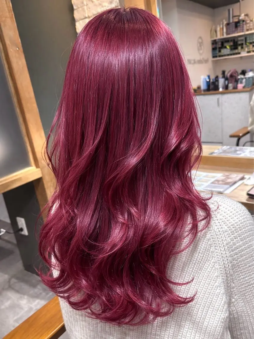 ロング カット ヘアカラー 1%【横浜】 髪質改善&ケアカラーのヘアスタイル