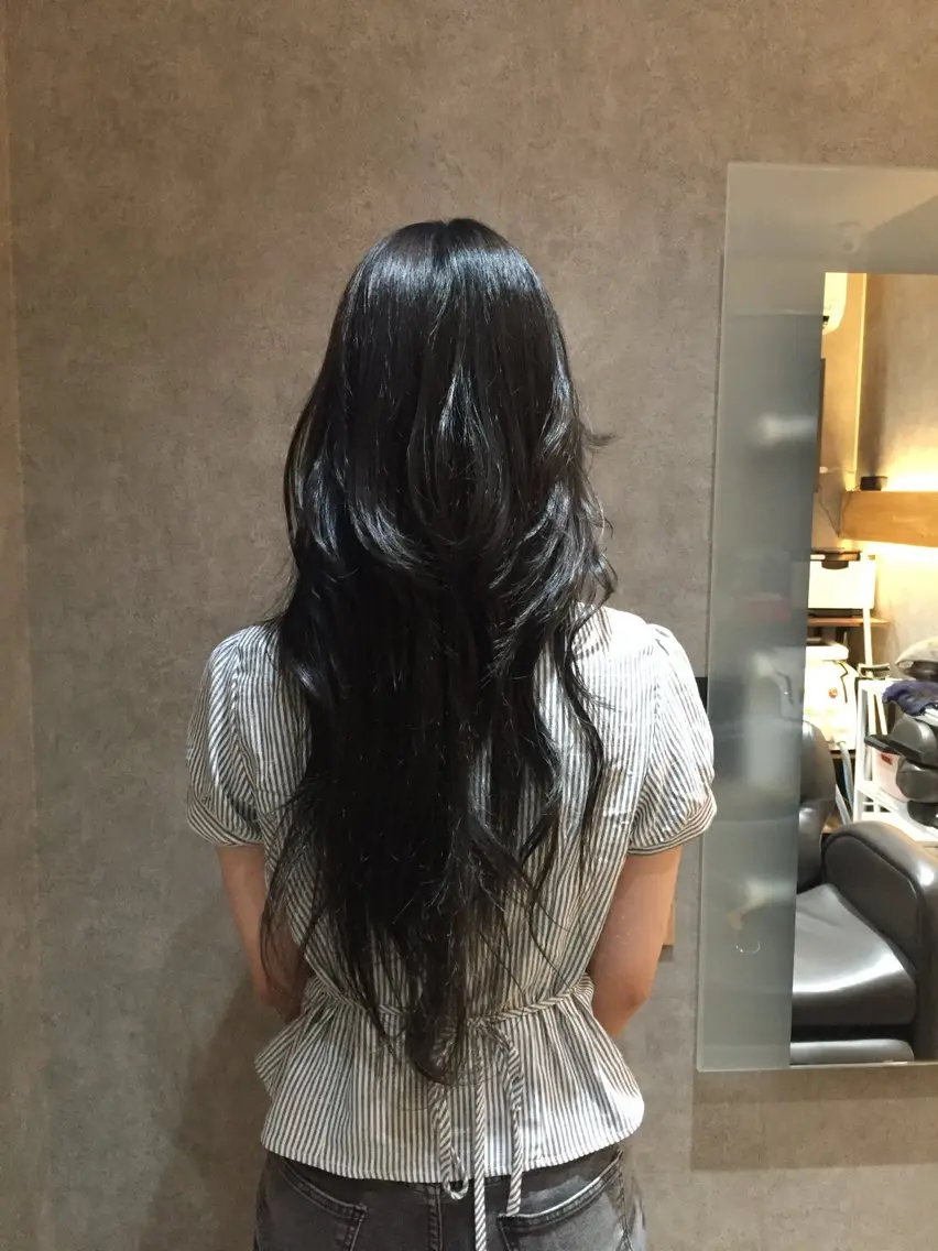 ロング カラー ヘアカラー STYLEY_ Mai/韓国ヘアのヘアスタイル