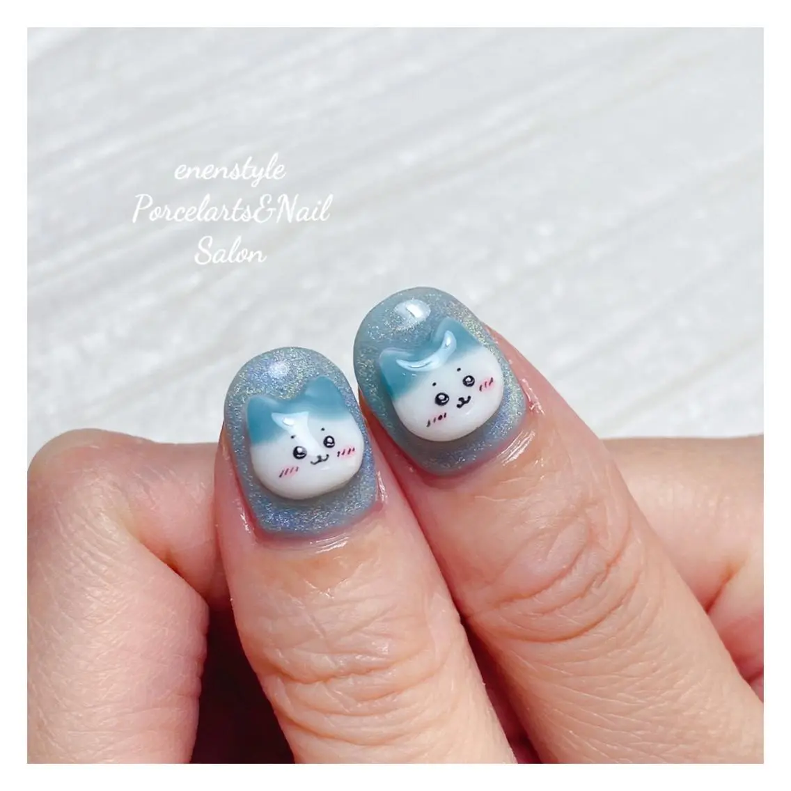 ミディアム ネイル 🐾enen style 🐾のネイルデザイン