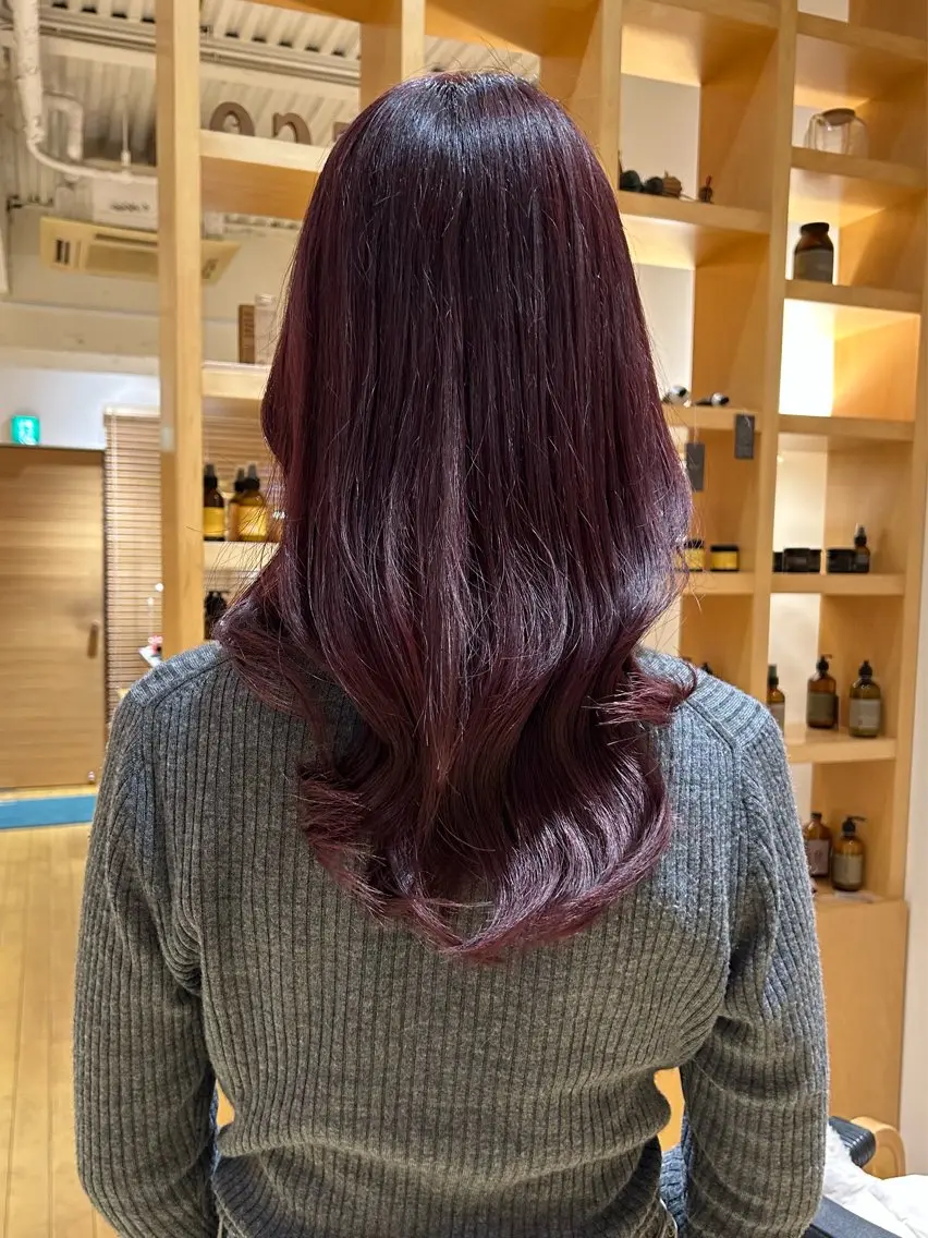 カラー ヘアカラー 大窪 菜月のヘアスタイル