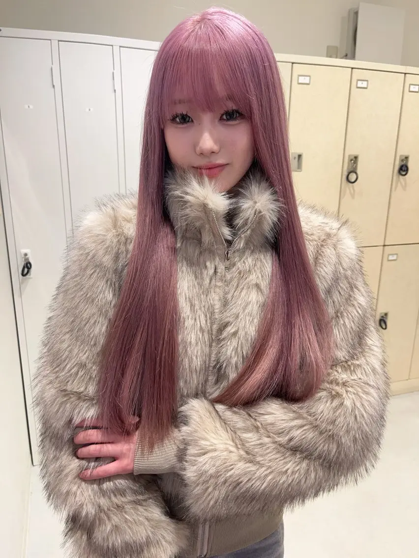 ロング カラー ラベンダーカラー ピンクカラー ピンクラベンダー 透明感カラー🫧🌈 似合わせカット✂︎のヘアスタイル