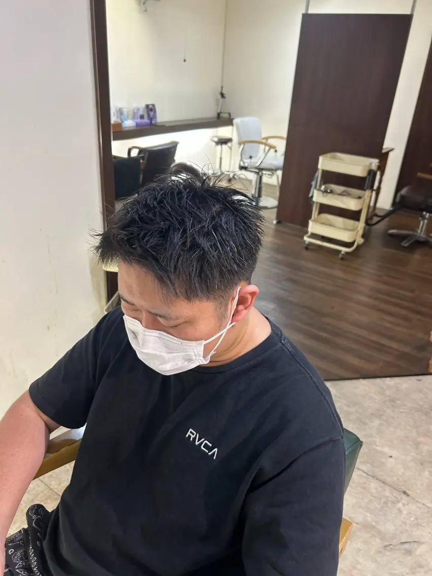 ショート メンズ カット 🐣なな メンズ カットモデル募集中のヘアスタイル
