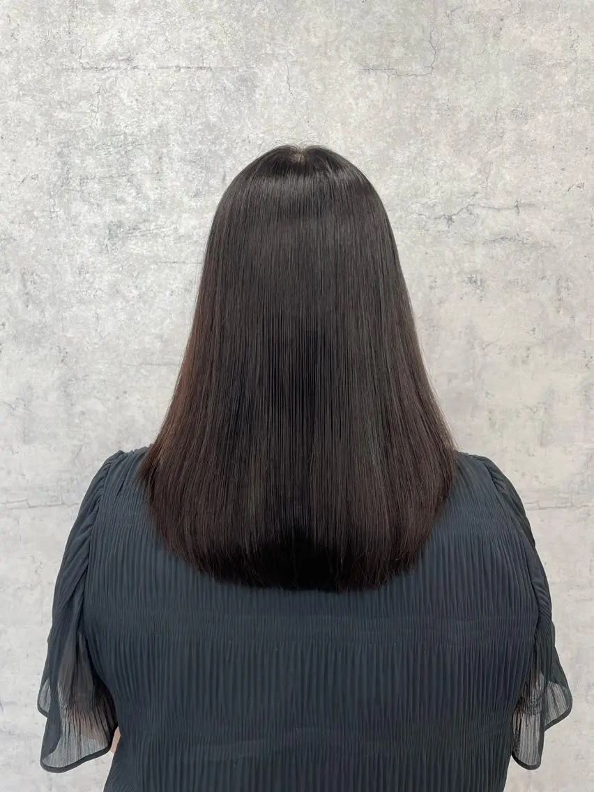 【朝ラクになる】✨️ナチュラルケア縮毛矯正✨️＋‪✂︎‬似合わせカット✂︎＋🪄︎︎トリートメントの写真