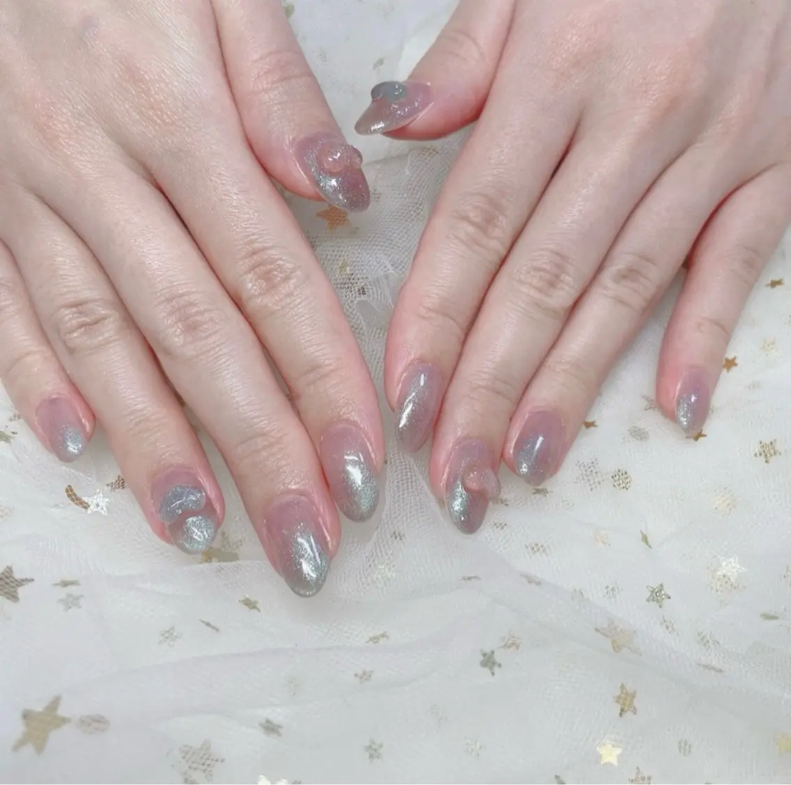 ネイル マグネットネイル Azel nail 伊野麗のネイルデザイン