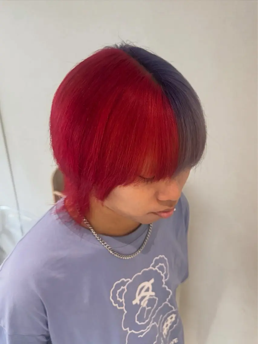 ショート ヘアカラー 艶カラー 🩵NATSUKIのヘアスタイル