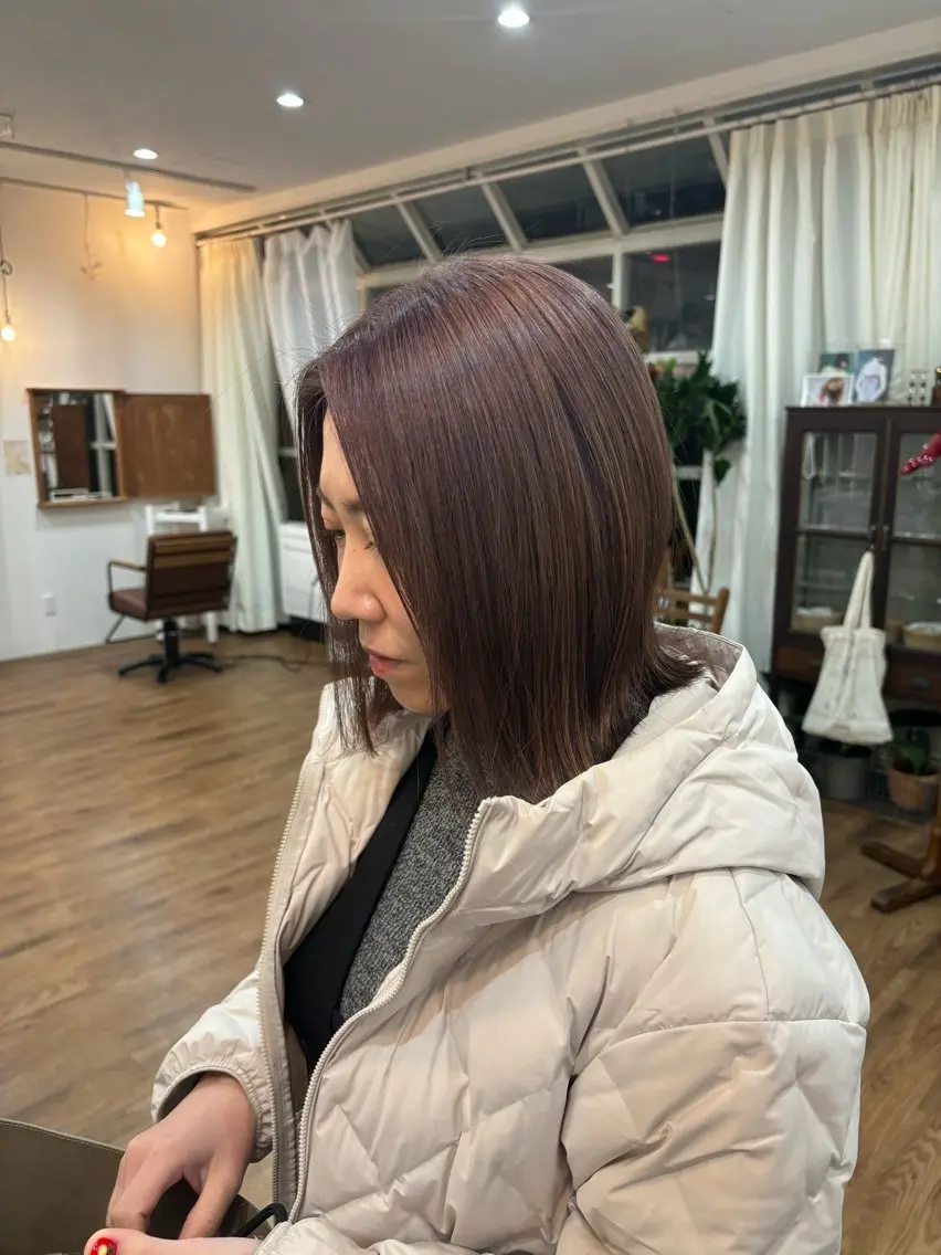 カラー ラベンダーカラー ヘアカラー asuka モデル募集中🪄のヘアスタイル