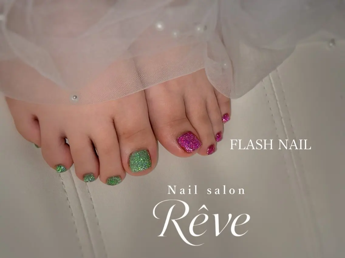 ネイル フットネイル Nail salon Rêveのネイルデザイン