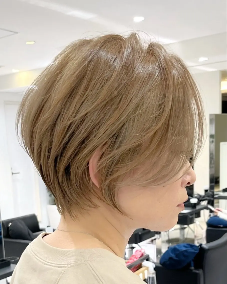 ショート ショート特化／銀座／ 冨田 湖翠のヘアスタイル