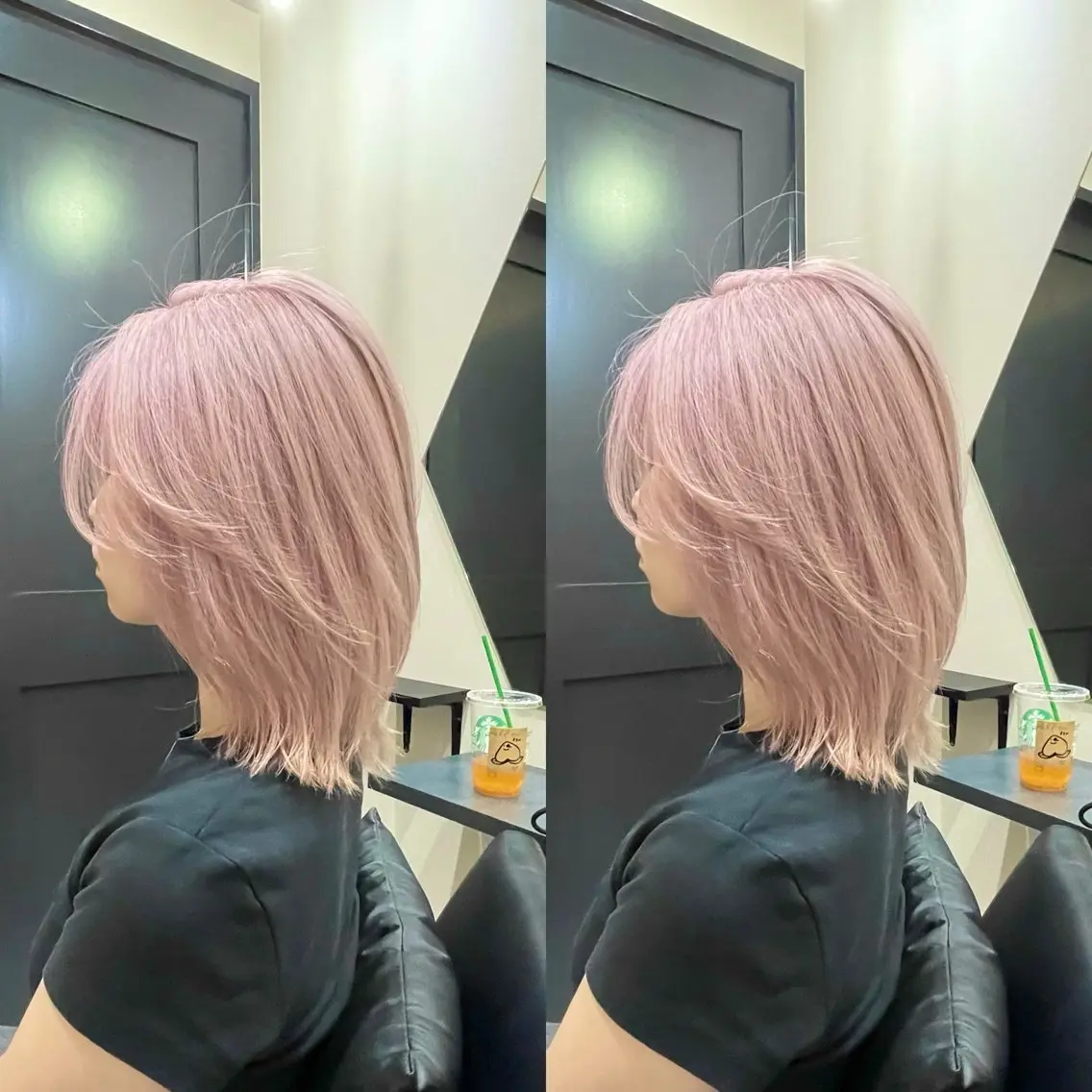 ミディアム ヘアカラー Y Uのヘアスタイル