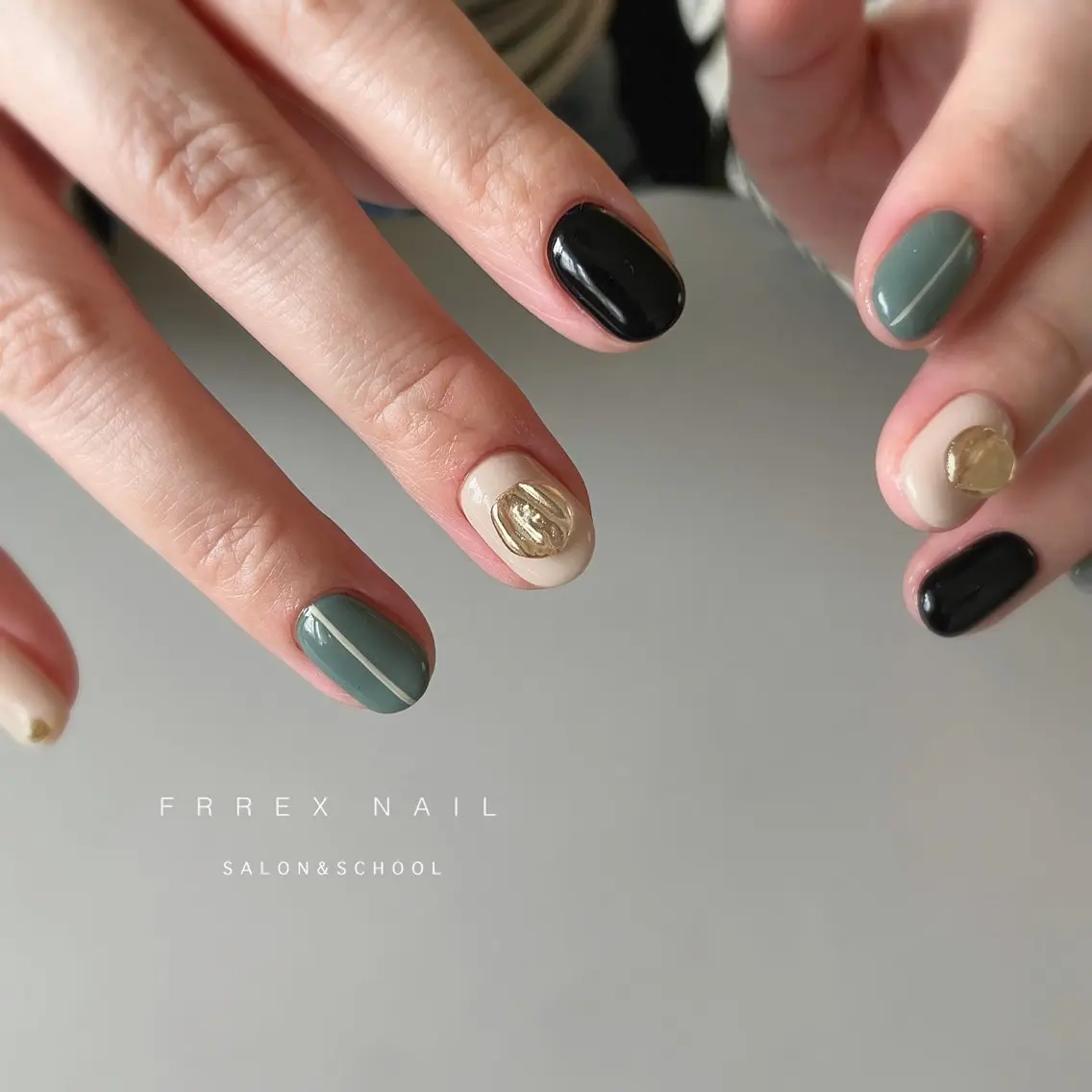 ネイル ハンドネイル ハンドケア freex nail /ニュアンス/個性派のネイルデザイン