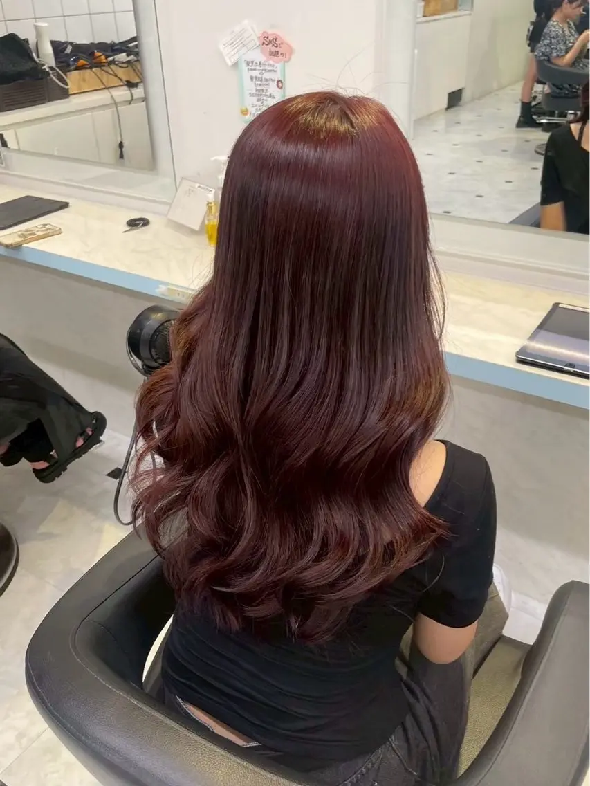 カラー 🤍セット簡単パーマ 🤍TAMAKIのヘアスタイル