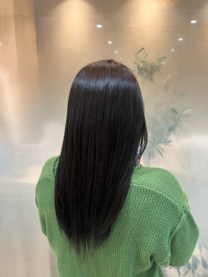 カラー 透明感カラー オリーブカラー ヘアカラー トリートメント 無料カットモデル ✂︎いおん✂︎のヘアスタイル