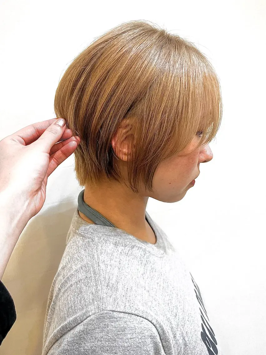 ショート ショートヘア 島田 陸駆のヘアスタイル
