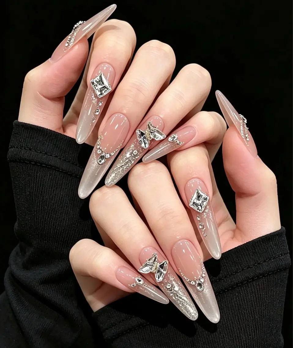 ネイル アートネイル ジェルネイル 韓国ネイル ニュアンスネイル シンプルネイル ハンドネイル ハンドケア Anna Melia Nailのネイルデザイン