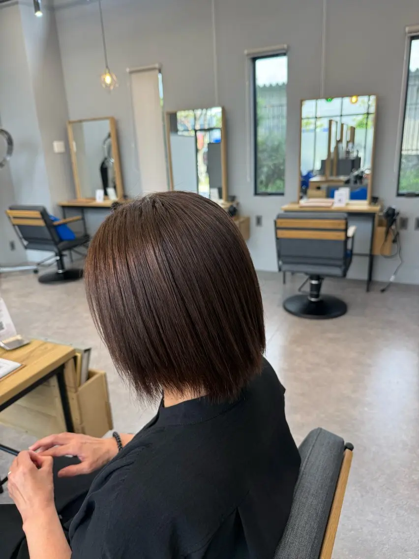 カラー ヘアカラー カラーモデル┋鶴見区 ┋横堤┋陽菜実୨୧のヘアスタイル