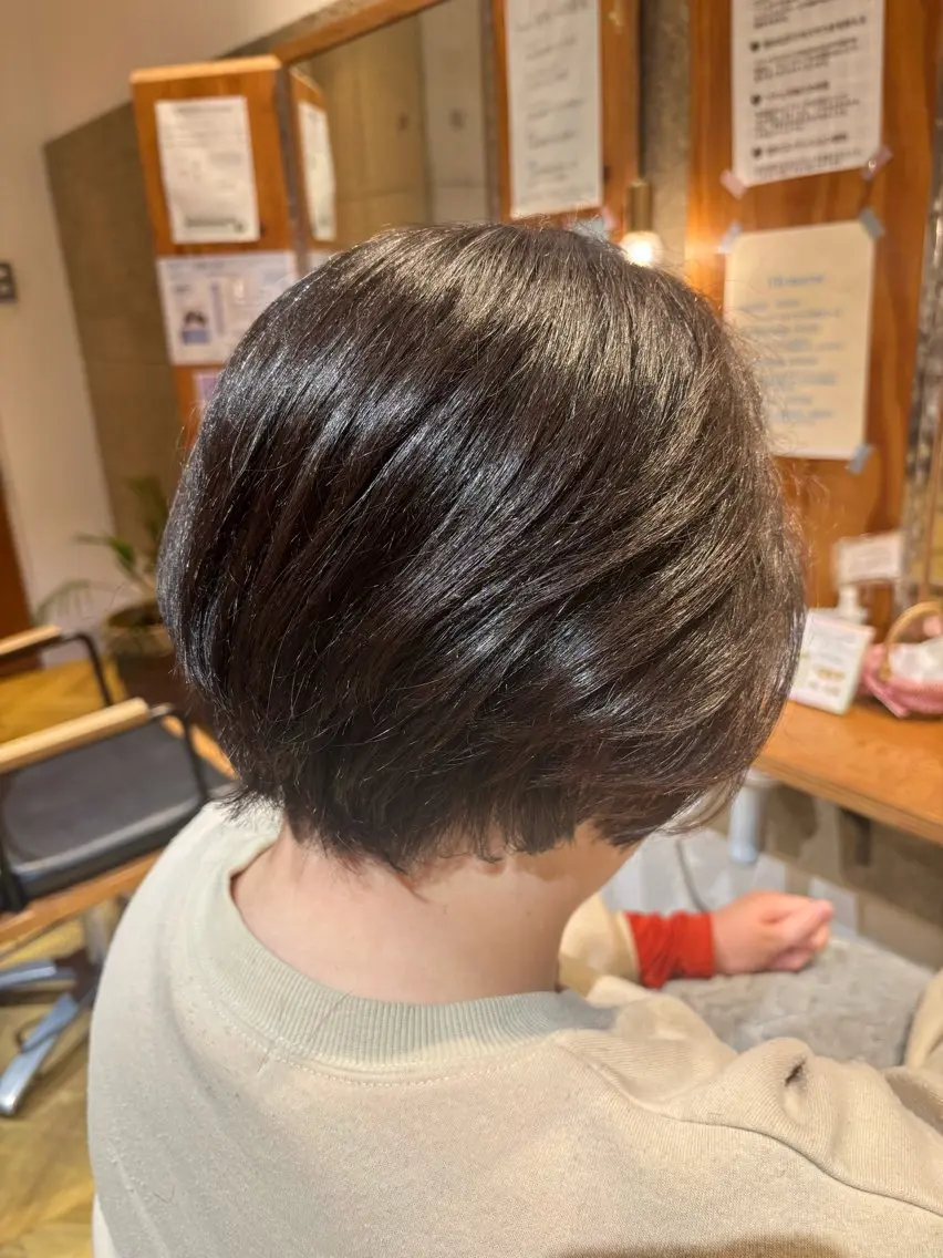 ショート ショートボブ ボブ ショートヘア カット トリートメント 難波駅から徒歩1分 MITSUKI⭐️のヘアスタイル