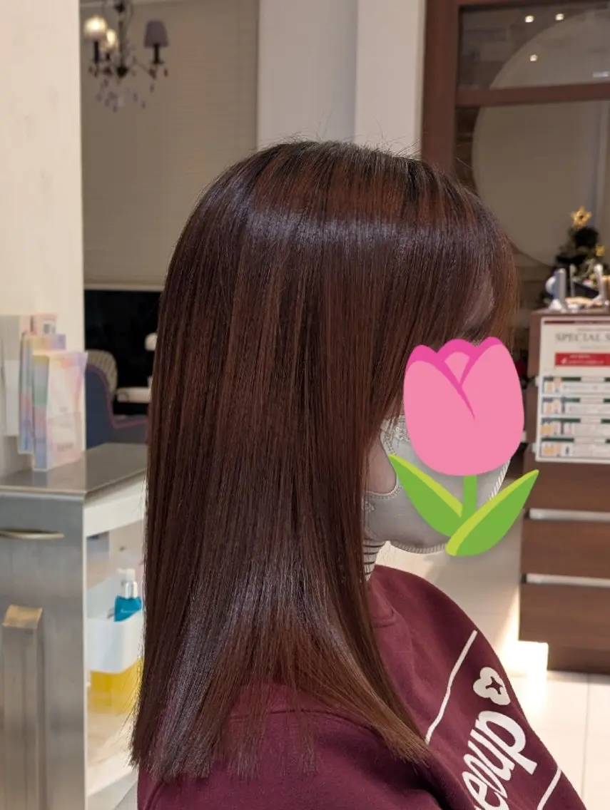 セミロング 後藤 風海のヘアスタイル