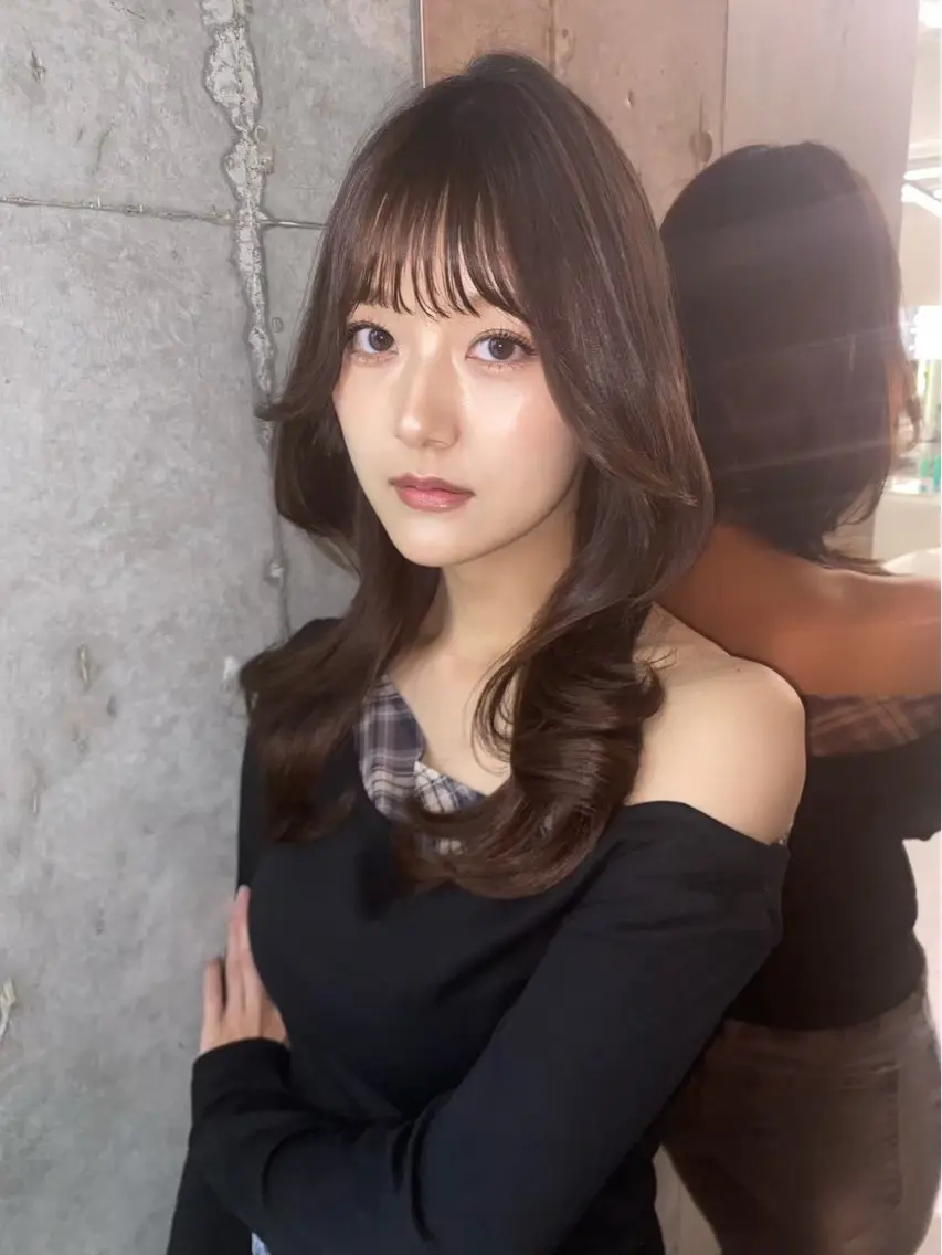 ロング ヘアアレンジ ボブ 顔周りカット ハッシュカット ハイレイヤー 髪質改善 カット ヘアカラー トリートメント ヘアセット 大宮縮毛矯正💖韓国 レイヤー✂️櫻井のヘアスタイル