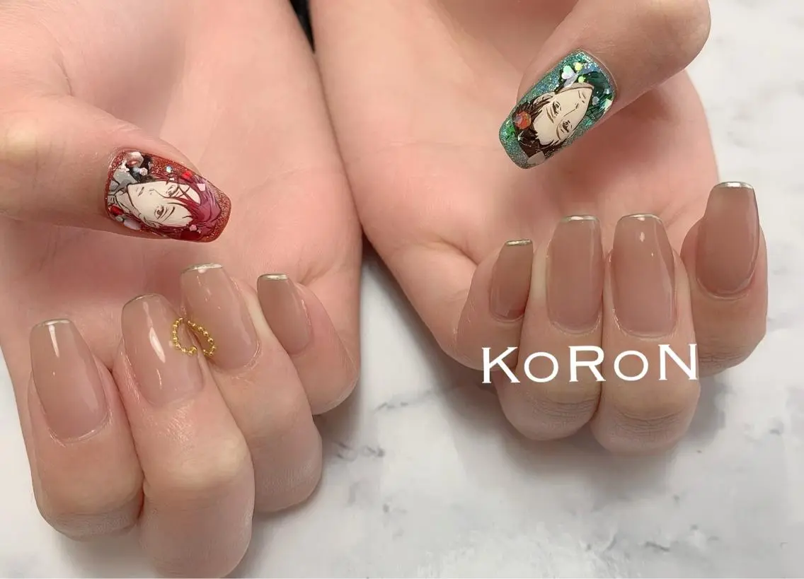 ネイル ハンドネイル 自宅サロン鎌倉 KORONのネイルデザイン