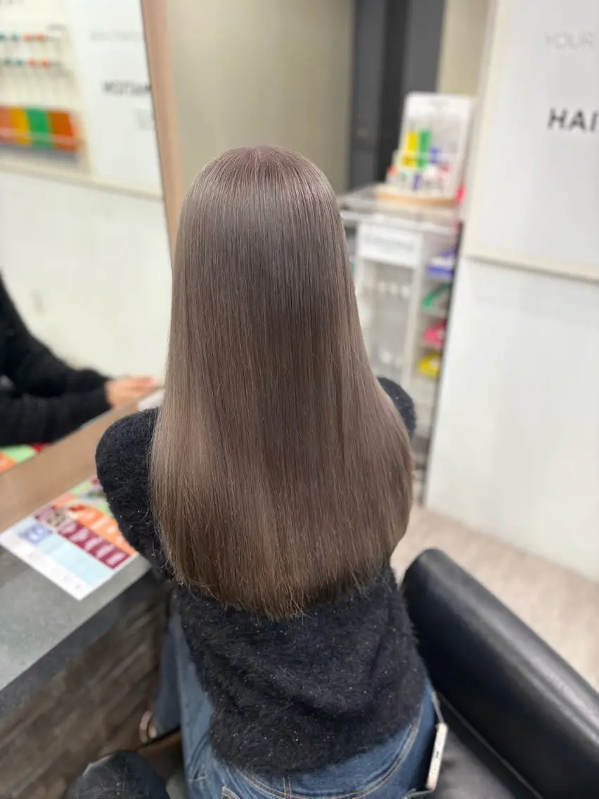 ロング ヘアカラー 横浜lapis amaneのヘアスタイル