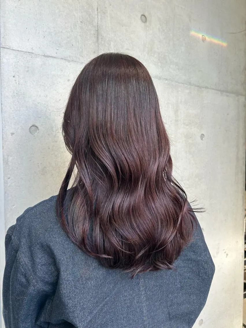 ロング カラー ヘアアレンジ カット ヘアカラー トリートメント ボブ艶モテカラー🫧 カリンのヘアスタイル