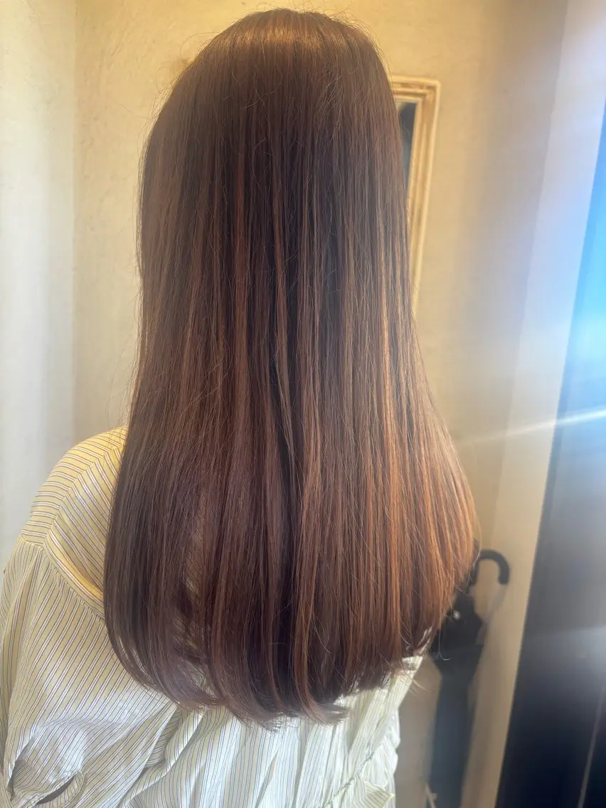 ロング カット ルプラボウ 石黒よう子のヘアスタイル