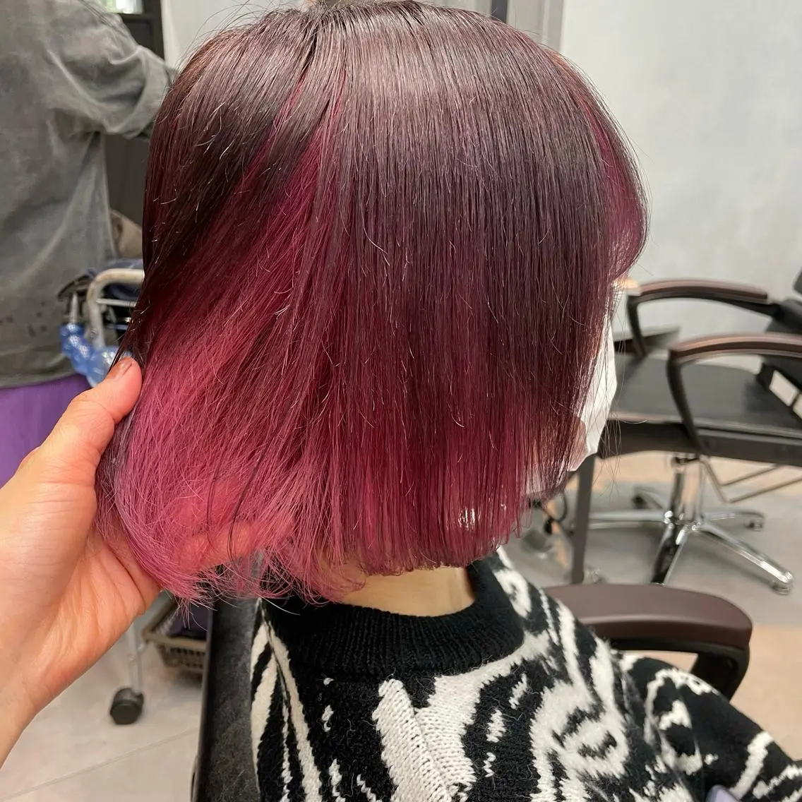 ショート ヘアカラー 🫧艶髪/ブリーチ 🐳honami🫧のヘアスタイル