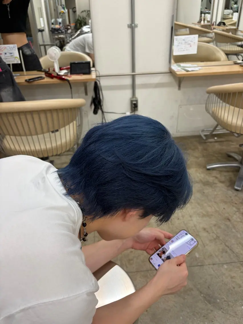 メンズ メンズブリーチ カラーリスト KOTOMIのヘアスタイル