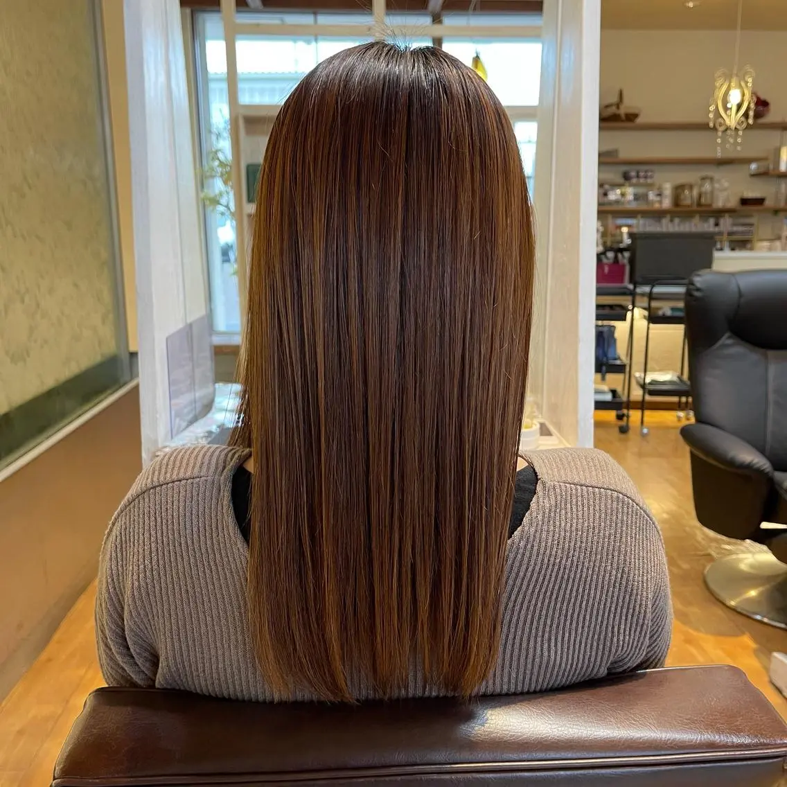 ロング 縮毛矯正 トリートメント 梶谷 和希のヘアスタイル