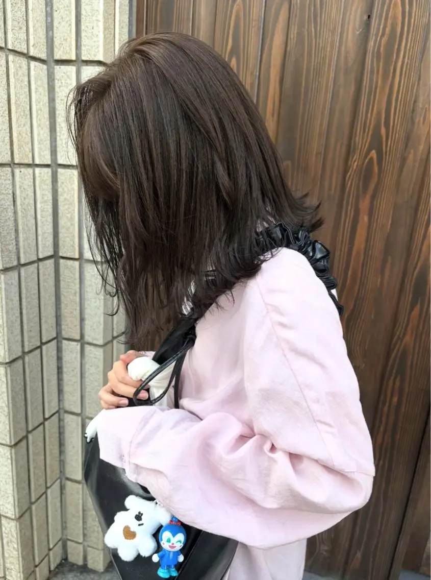 カラー ベージュカラー オリーブベージュ カット ヘアカラー 長崎美容師シバ ｜眼鏡橋すぐのヘアスタイル