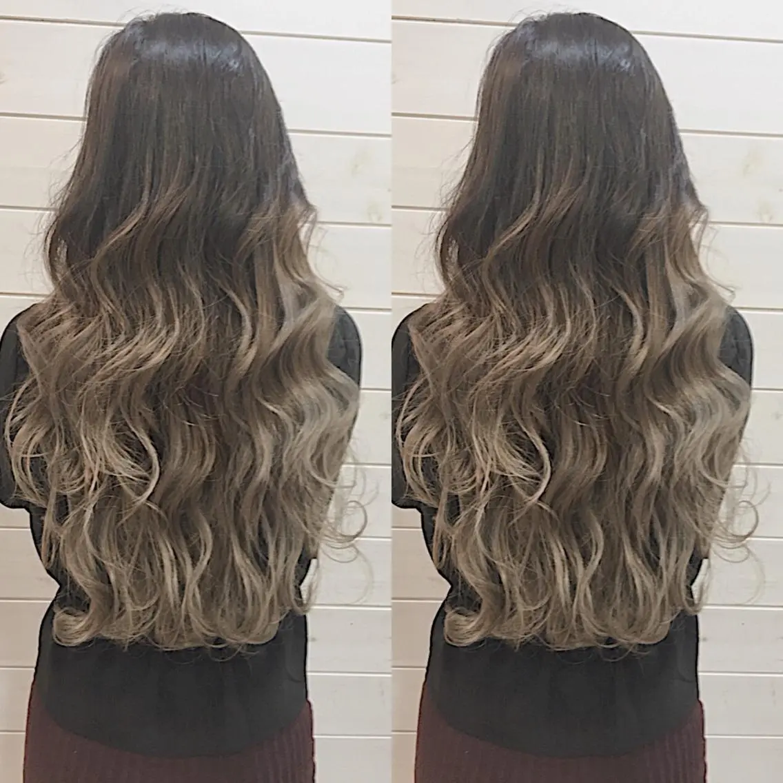 ロング カラー 心斎橋韓国ボブ 好原良真のヘアスタイル