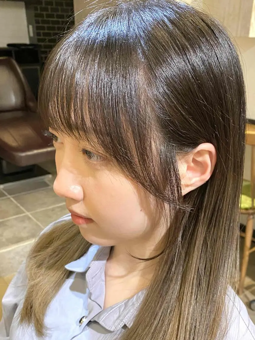 💫思い通りの前髪に!流れる!透ける!扱いやすい!💫似合わせ前髪&顔周りカット 1800円(詳細を確認ください)の写真