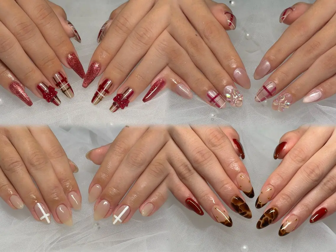 ネイル リボン BEAU NAIL Riaのネイルデザイン