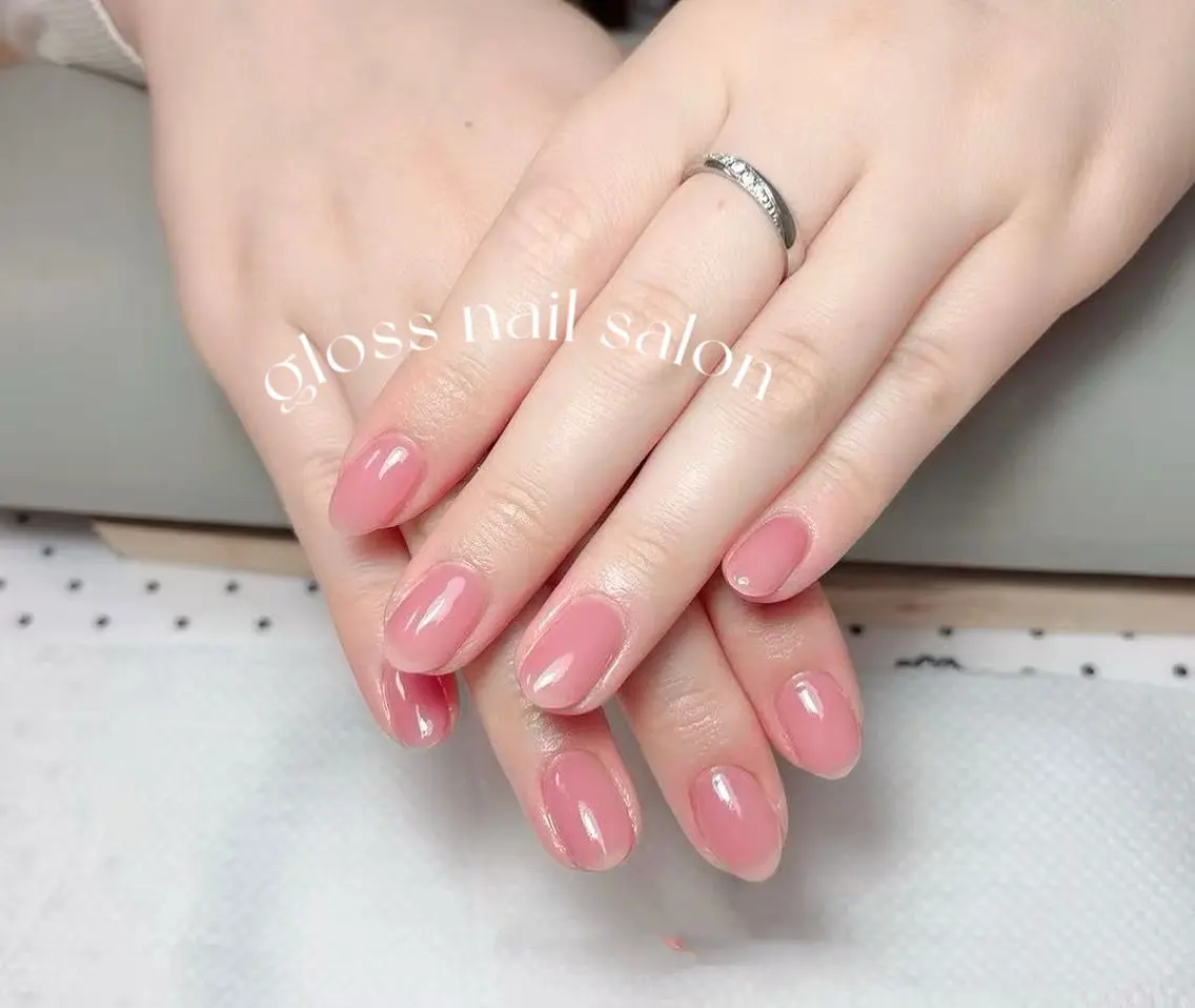 ネイル ハンドネイル ゆり🌷 gloss nailのネイルデザイン