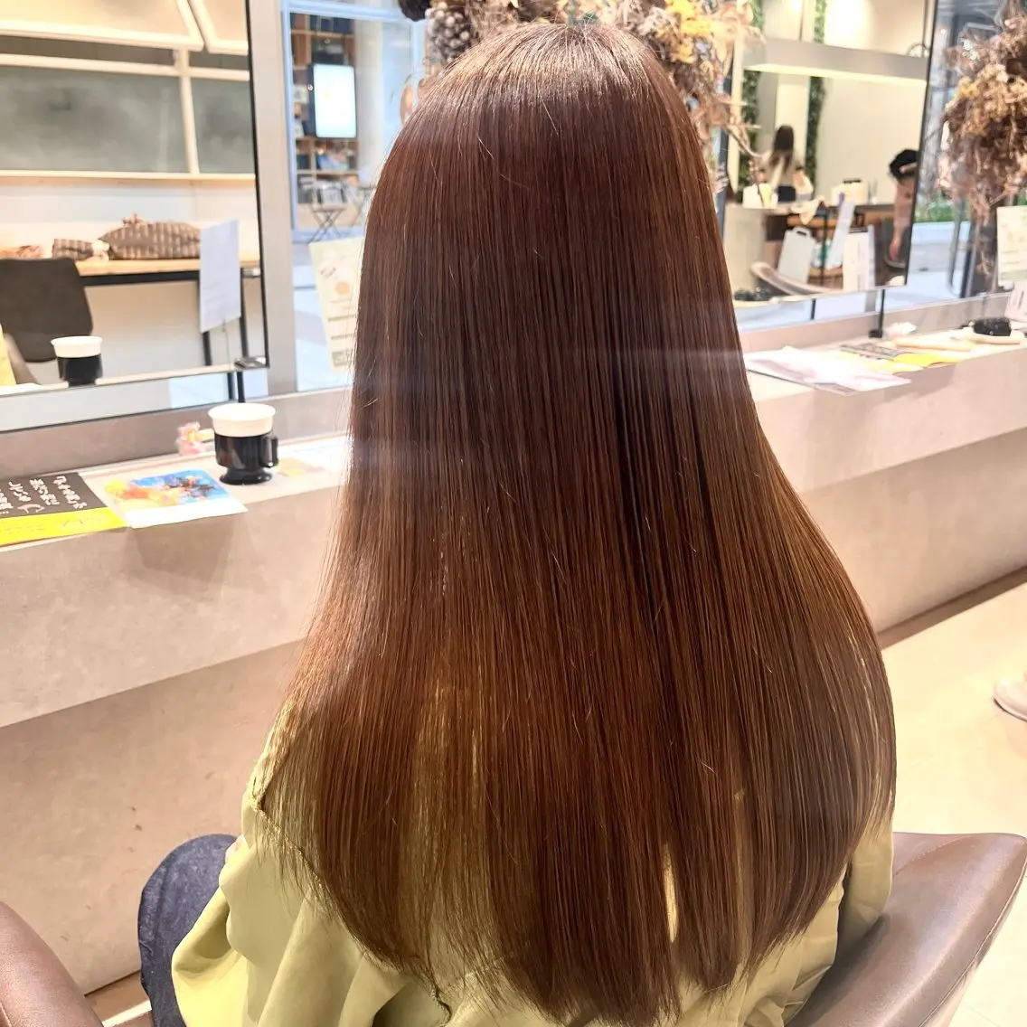 似合わせカット✂️+カラー🥣+システムトリートメント🌈 シャンプー、ブロー込み🫧の写真