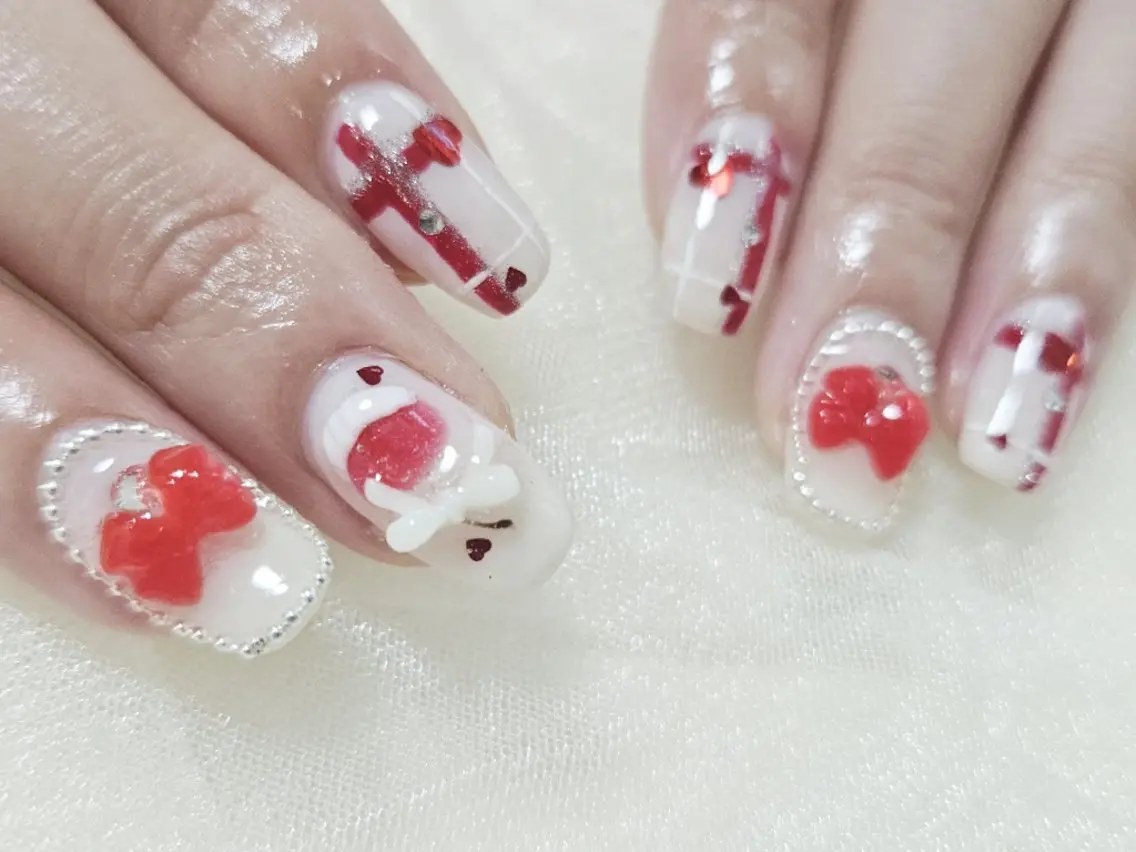 ネイル ハンドネイル shellnail 大阪市港区ネイルのネイルデザイン